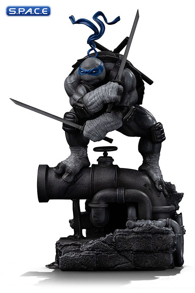 1/10 Scale Leonardo BDS Art Scale Statue - black & white Version (Teenage Mutant Ninja Turtles)