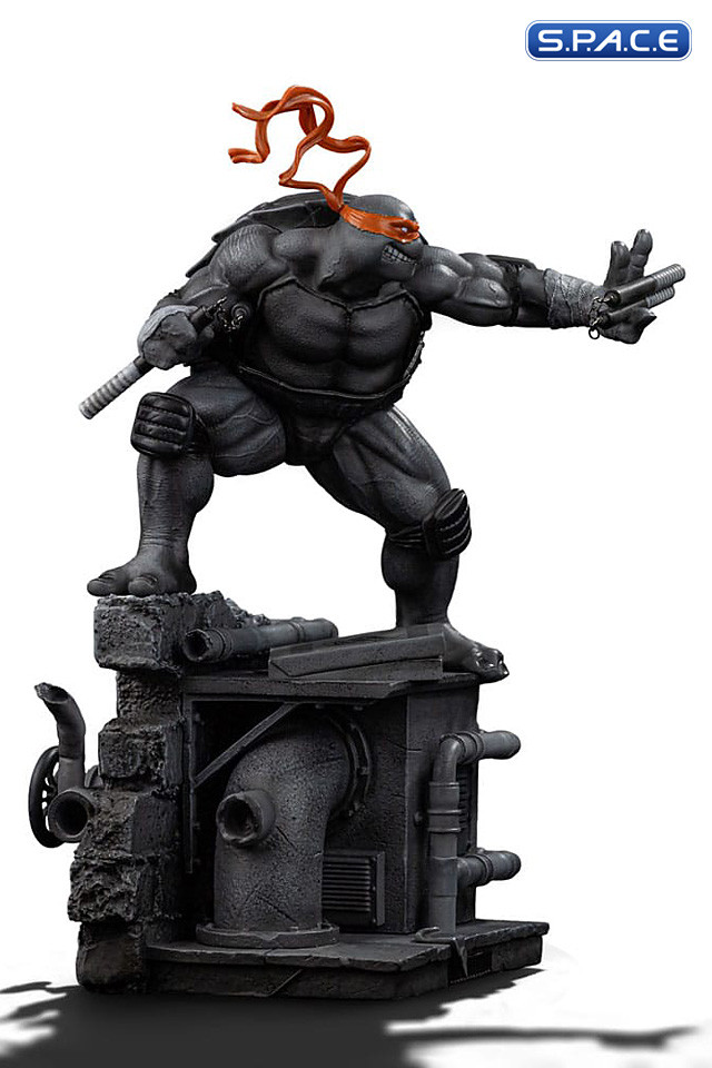 1/10 Scale Michelangelo BDS Art Scale Statue - black & white Version (Teenage Mutant Ninja Turtles)