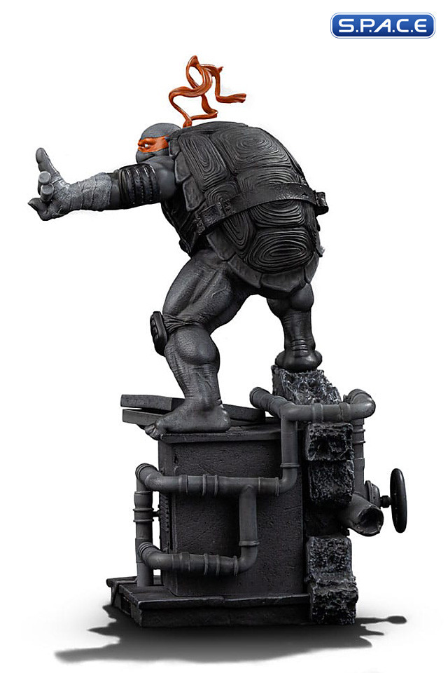 1/10 Scale Michelangelo BDS Art Scale Statue - black & white Version (Teenage Mutant Ninja Turtles)