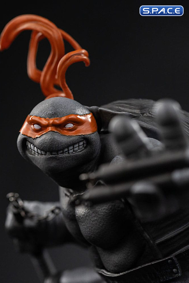 1/10 Scale Michelangelo BDS Art Scale Statue - black & white Version (Teenage Mutant Ninja Turtles)