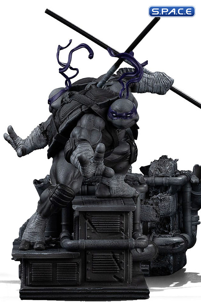 1/10 Scale Donatello BDS Art Scale Statue - black & white Version (Teenage Mutant Ninja Turtles)