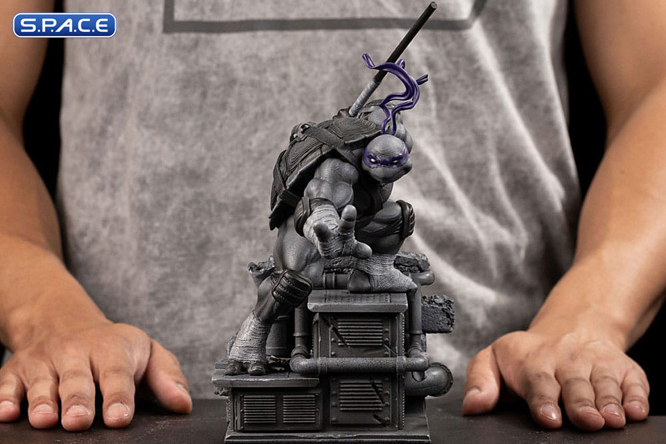 1/10 Scale Donatello BDS Art Scale Statue - black & white Version (Teenage Mutant Ninja Turtles)