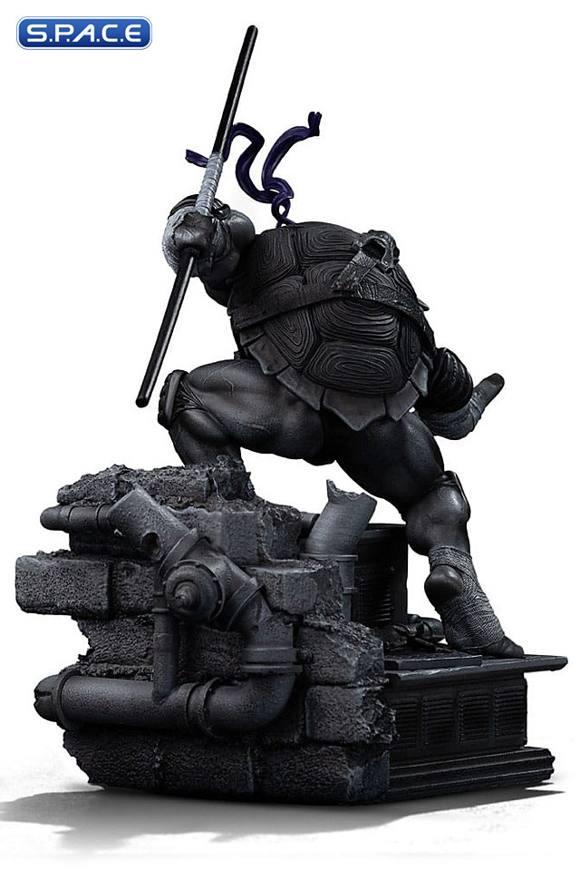 1/10 Scale Donatello BDS Art Scale Statue - black & white Version (Teenage Mutant Ninja Turtles)