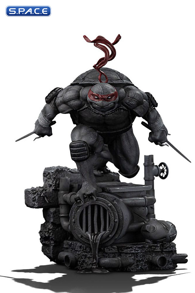 1/10 Scale Raphael BDS Art Scale Statue - black & white Version (Teenage Mutant Ninja Turtles)