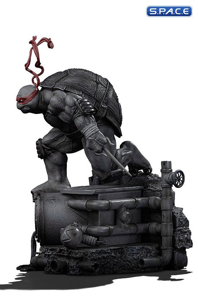1/10 Scale Raphael BDS Art Scale Statue - black & white Version (Teenage Mutant Ninja Turtles)