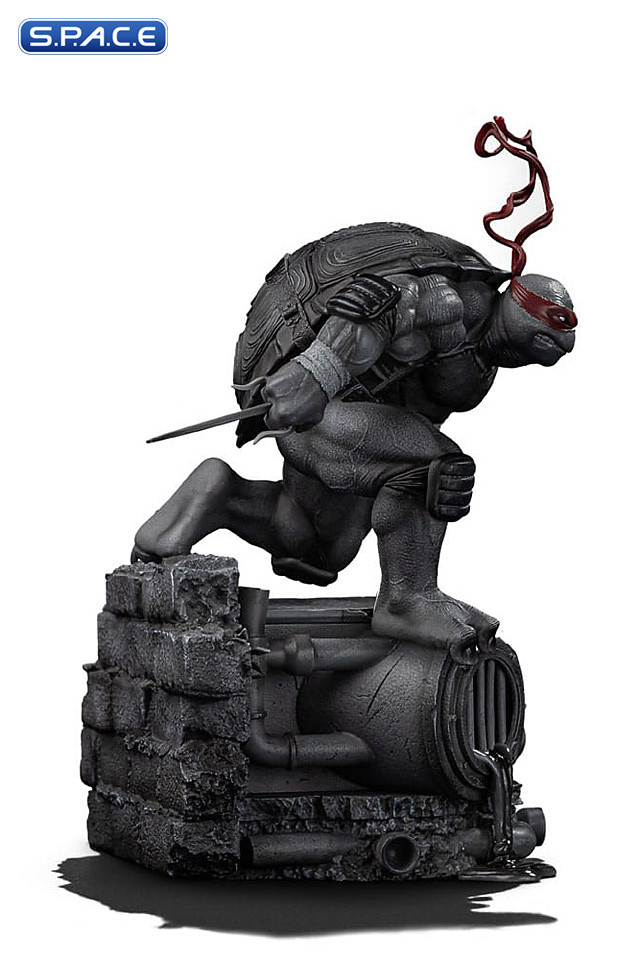 1/10 Scale Raphael BDS Art Scale Statue - black & white Version (Teenage Mutant Ninja Turtles)