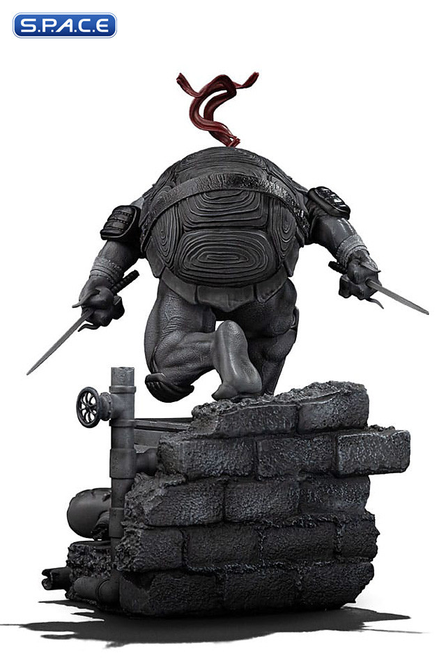 1/10 Scale Raphael BDS Art Scale Statue - black & white Version (Teenage Mutant Ninja Turtles)