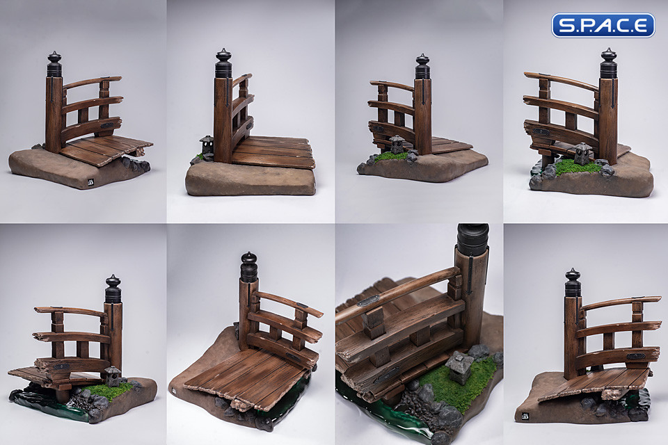 1/6 Scale damaged Bridge Diorama Base Version B