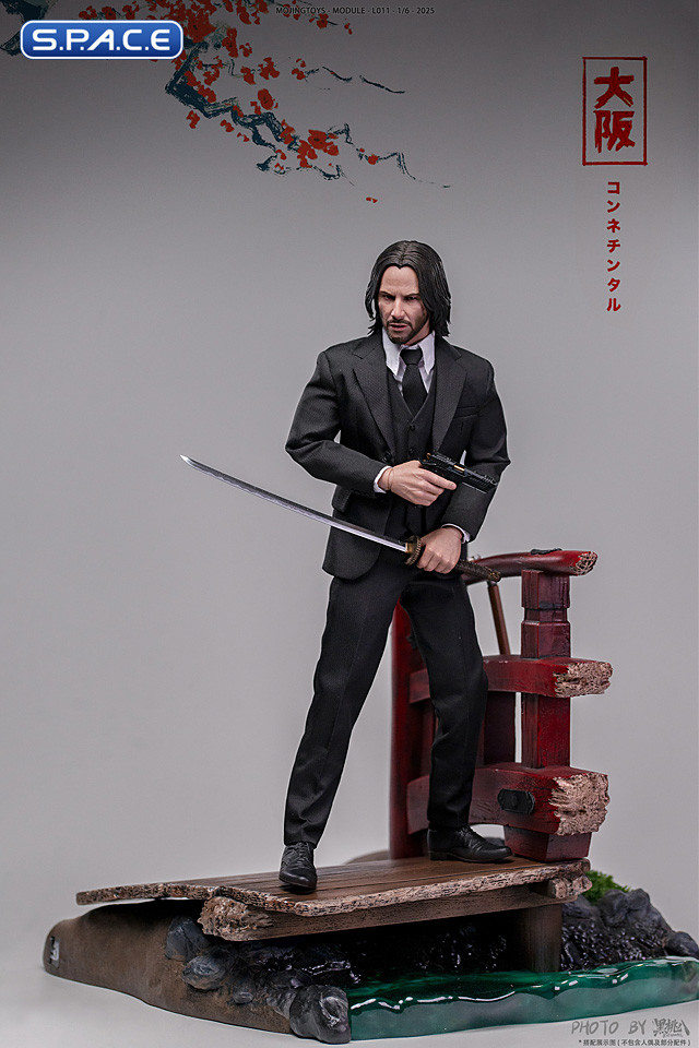 1/6 Scale damaged Bridge Diorama Base Version C