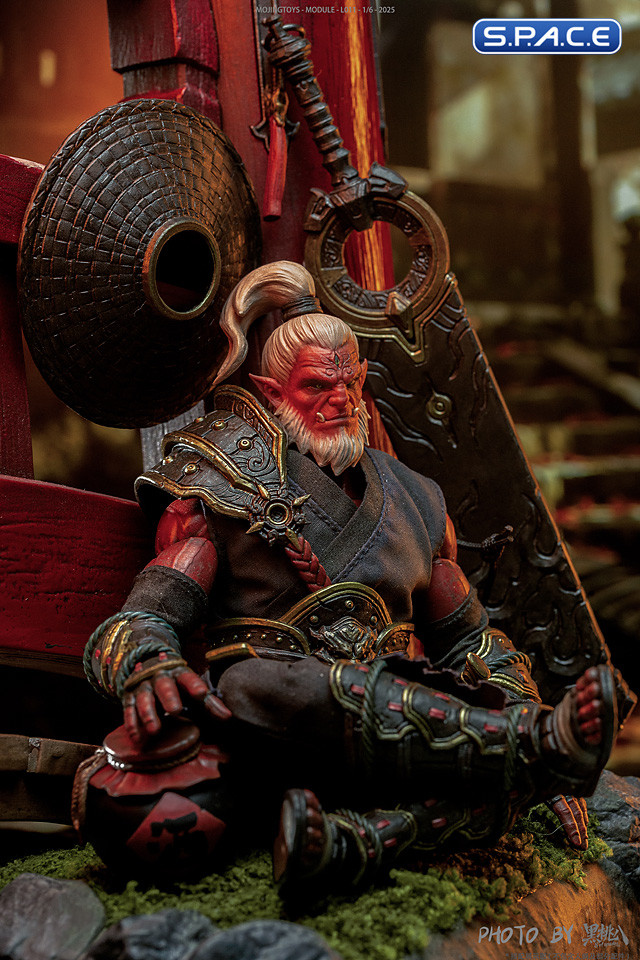 1/6 Scale damaged Bridge Diorama Base Version C