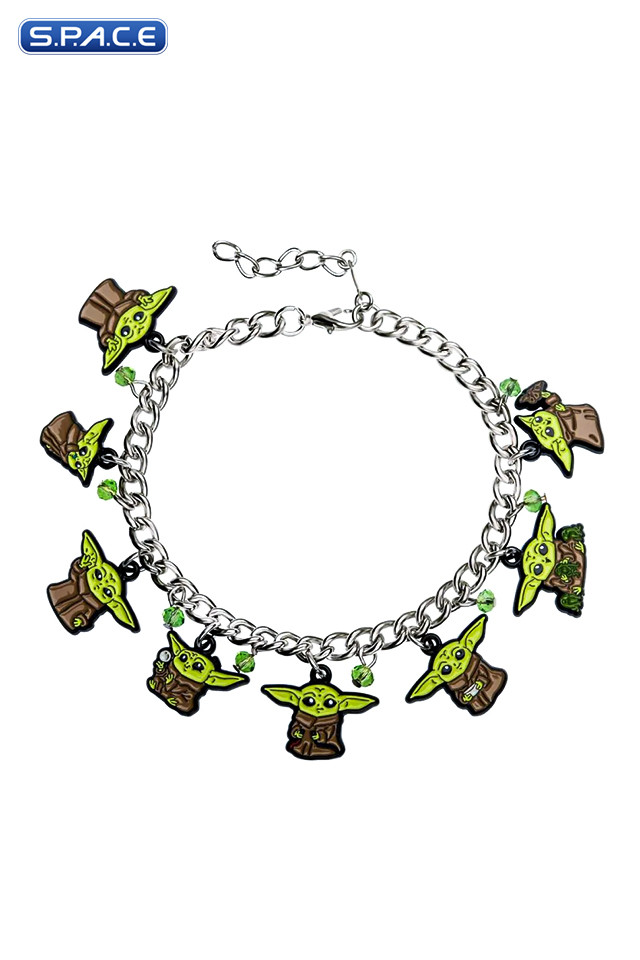 Grogus Poses Charm Bracelet (The Mandalorian)