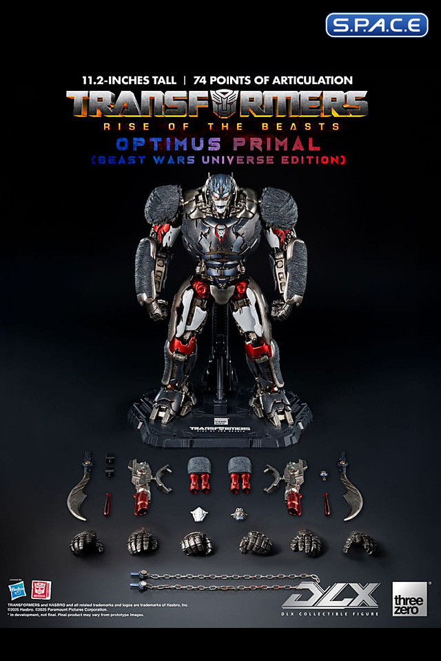 Optimus Primal DLX Collectible Figure - Beast Wars Universe Version (Transformers: Rise of the Beasts)