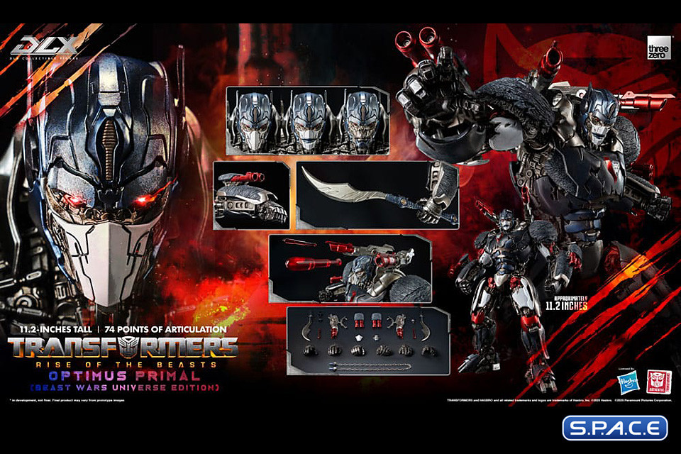 Optimus Primal DLX Collectible Figure - Beast Wars Universe Version (Transformers: Rise of the Beasts)