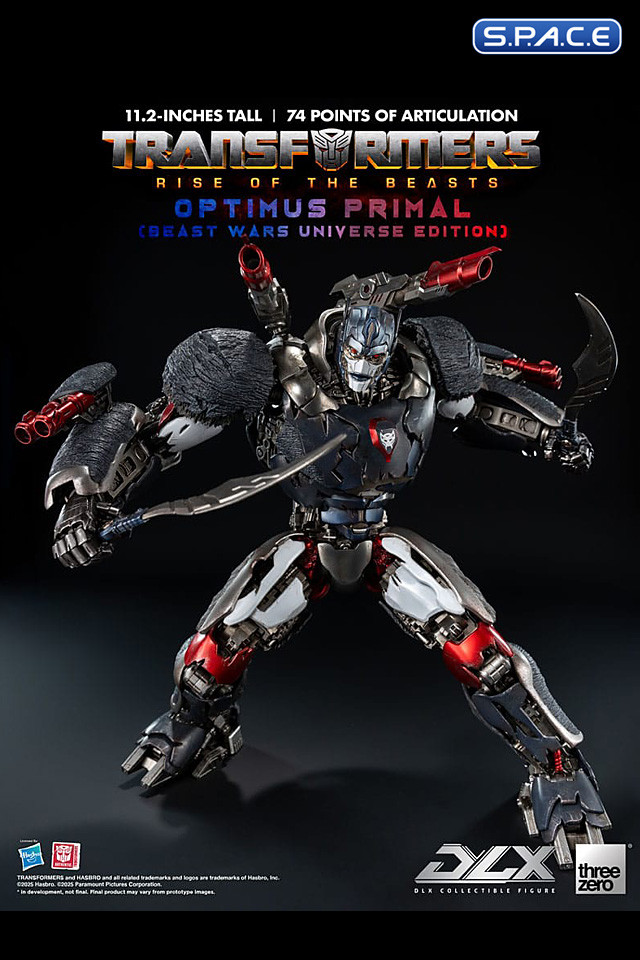 Optimus Primal DLX Collectible Figure - Beast Wars Universe Version (Transformers: Rise of the Beasts)