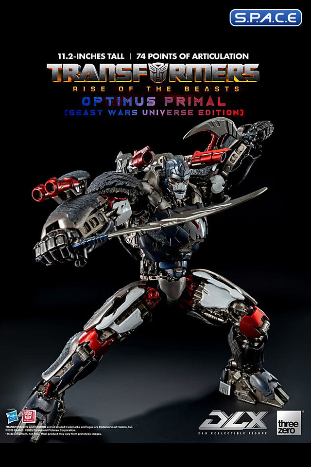 Optimus Primal DLX Collectible Figure - Beast Wars Universe Version (Transformers: Rise of the Beasts)