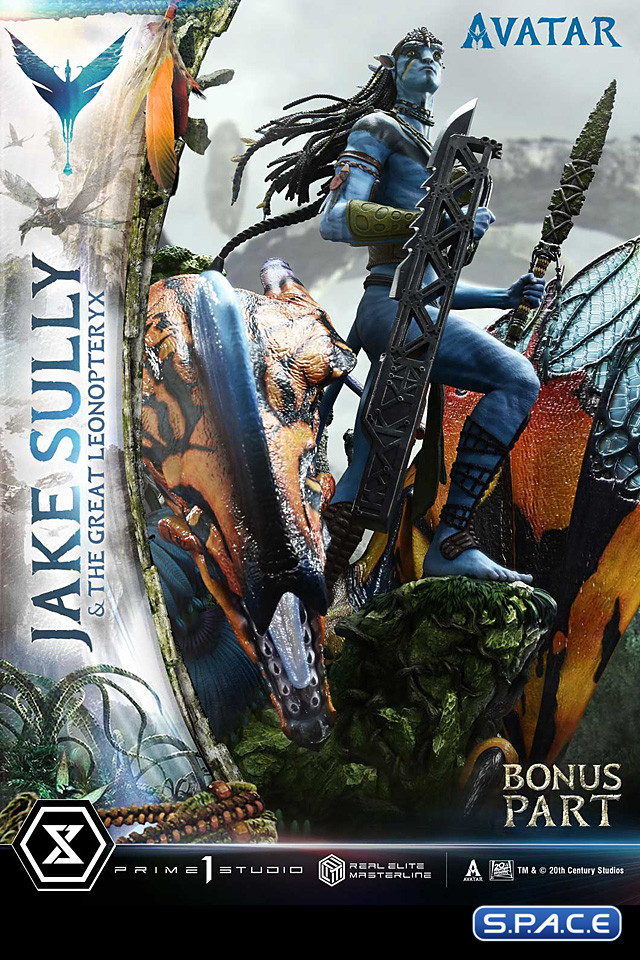1/4 Scale Jake Sully & The Great Leonopteryx Deluxe Real Elite Masterline Statue - Bonus Version Avatar)