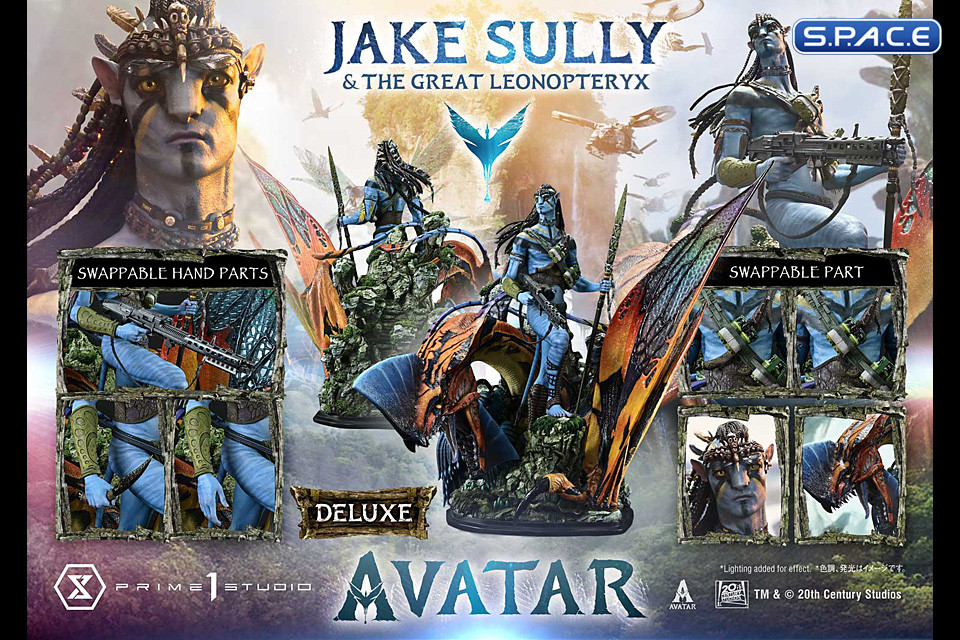 1/4 Scale Jake Sully & The Great Leonopteryx Deluxe Real Elite Masterline Statue - Bonus Version Avatar)