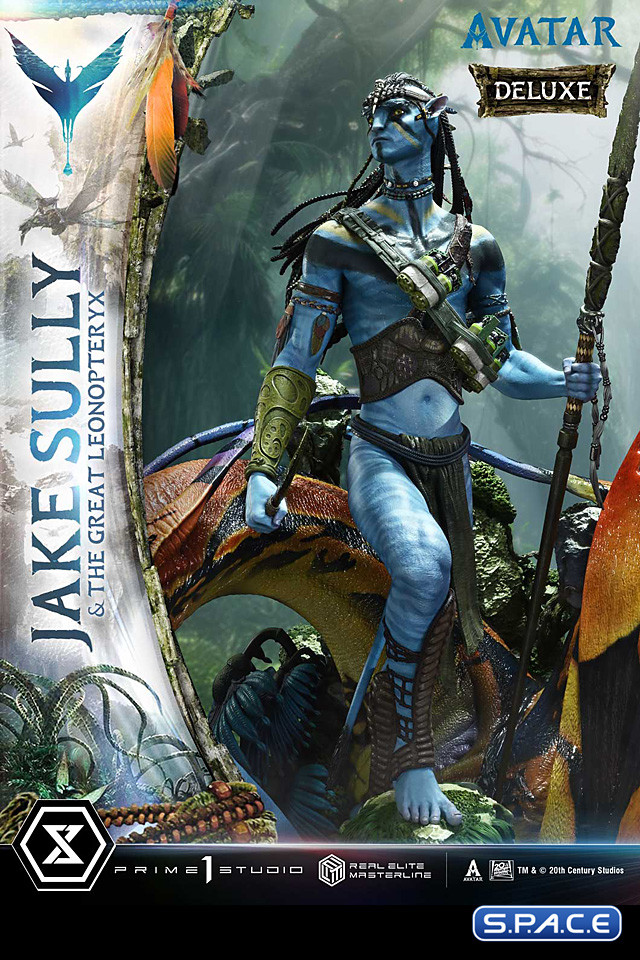 1/4 Scale Jake Sully & The Great Leonopteryx Deluxe Real Elite Masterline Statue - Bonus Version Avatar)
