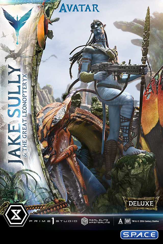 1/4 Scale Jake Sully & The Great Leonopteryx Deluxe Real Elite Masterline Statue - Bonus Version Avatar)