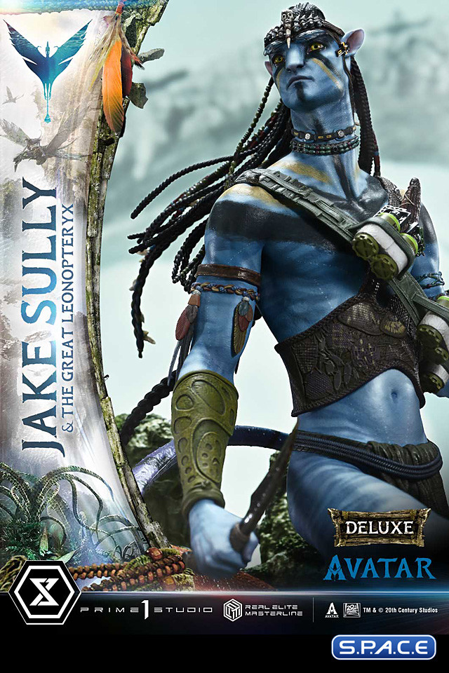 1/4 Scale Jake Sully & The Great Leonopteryx Deluxe Real Elite Masterline Statue - Bonus Version Avatar)