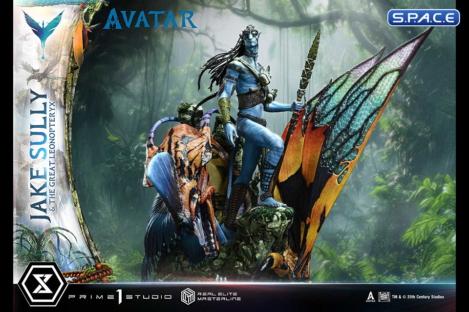 1/4 Scale Jake Sully & The Great Leonopteryx Deluxe Real Elite Masterline Statue - Bonus Version Avatar)