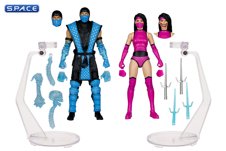 Sub-Zero vs. Mileena Deluxe 2-Pack (Mortal Kombat Klassic)