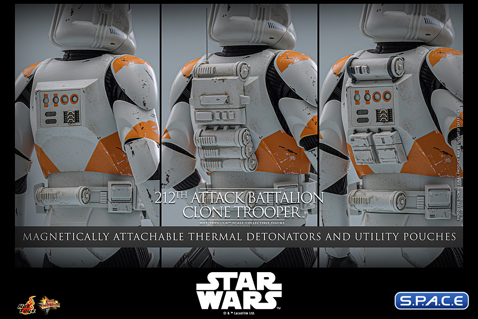 1/6 Scale 212th Attack Battalion Clone Trooper Movie Masterpiece MMS851 (Star Wars)