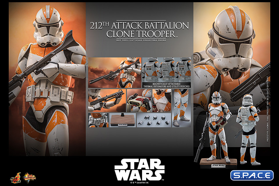 1/6 Scale 212th Attack Battalion Clone Trooper Movie Masterpiece MMS851 (Star Wars)