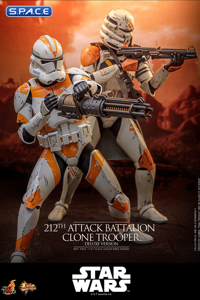 1/6 Scale 212th Attack Battalion Clone Trooper Deluxe Movie Masterpiece MMS852 (Star Wars)