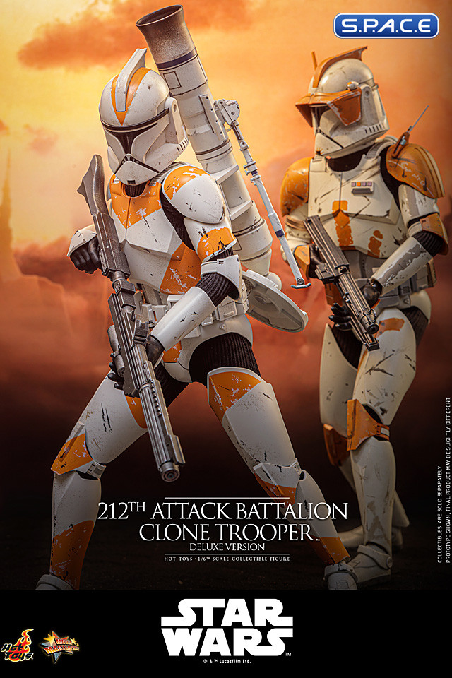 1/6 Scale 212th Attack Battalion Clone Trooper Deluxe Movie Masterpiece MMS852 (Star Wars)