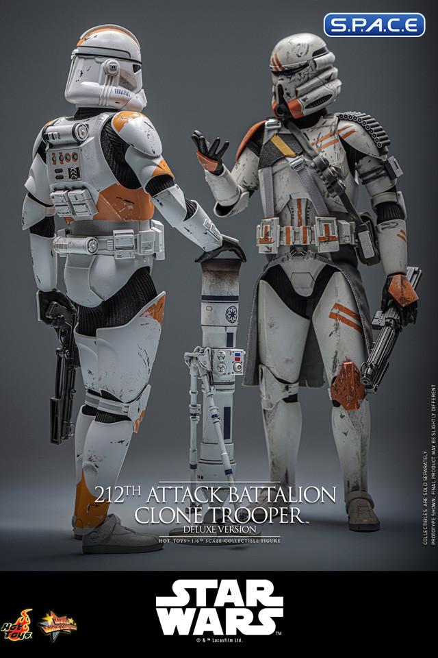 1/6 Scale 212th Attack Battalion Clone Trooper Deluxe Movie Masterpiece MMS852 (Star Wars)