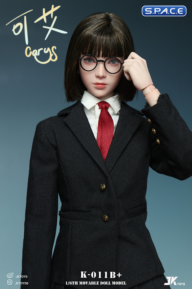 1/6 Scale Cary Head Sculpt with Glasses Version B