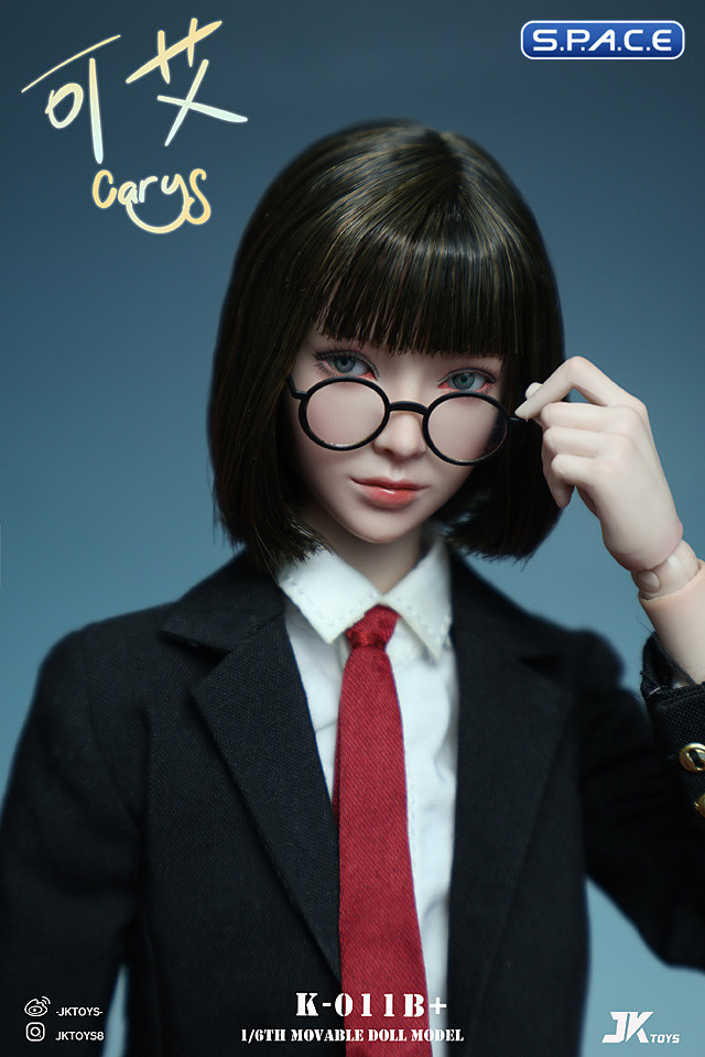 1/6 Scale Cary Head Sculpt with Glasses Version B