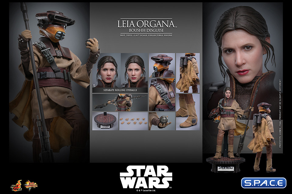 1/6 Scale Leia Organa Boushh Disguise Movie Masterpiece MMS854 (Star Wars)