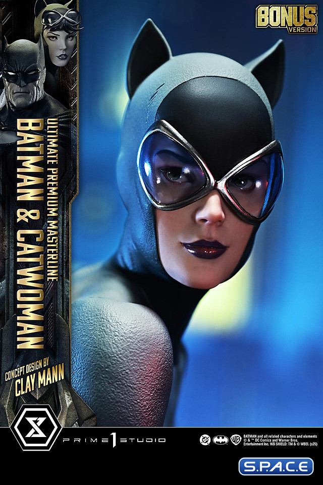 1/4 Scale Batman & Catwoman Concept by Clay Mann Ultimate Premium Masterline Statue - Bonus Version (DC Comics)