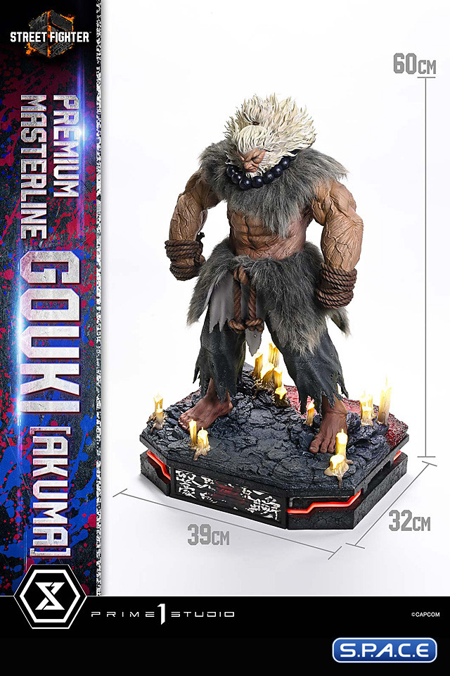 1/4 Scale Akuma Premium Masterline Statue (Street Fighter 6)