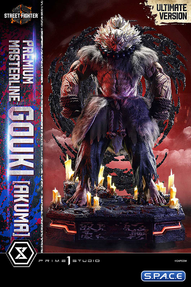 1/4 Scale Akuma Ultimate Premium Masterline Statue - Bonus Version (Street Fighter 6)