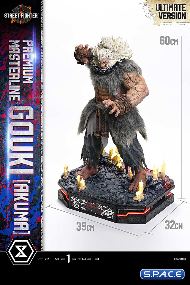 1/4 Scale Akuma Ultimate Premium Masterline Statue - Bonus Version (Street Fighter 6)