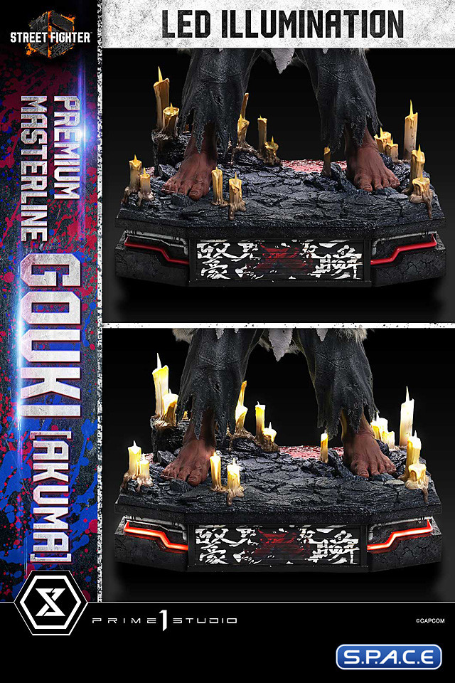 1/4 Scale Akuma Ultimate Premium Masterline Statue - Bonus Version (Street Fighter 6)