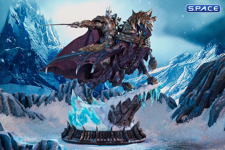 The Lich King & Invincible Statue (World of Warcraft)
