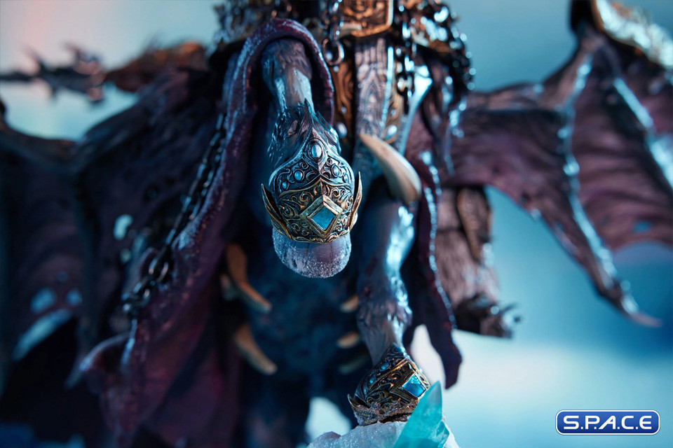 The Lich King & Invincible Statue (World of Warcraft)