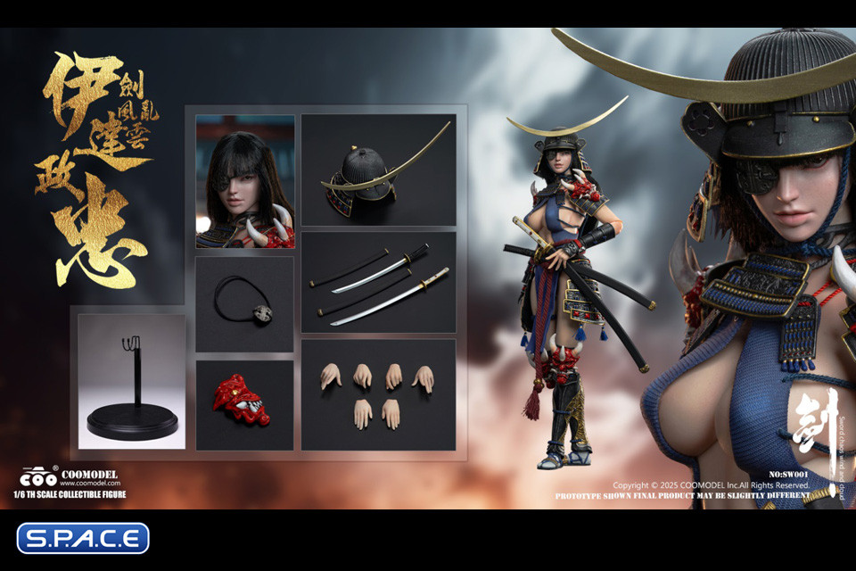 1/6 Scale Date Masamune Warrior Maiden Edition