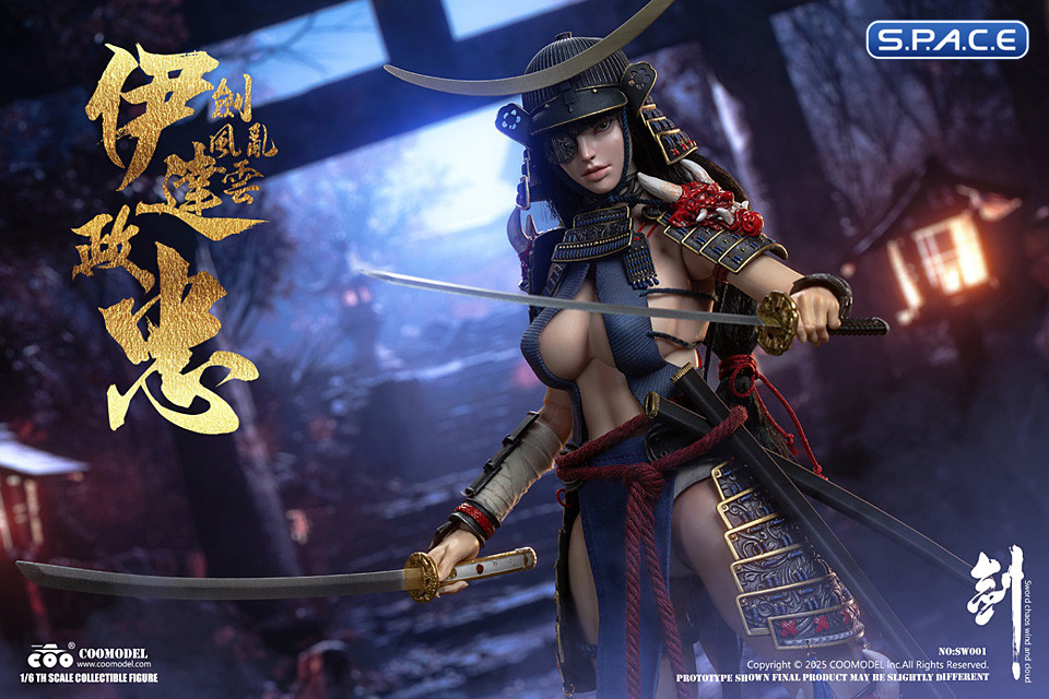 1/6 Scale Date Masamune Warrior Maiden Edition
