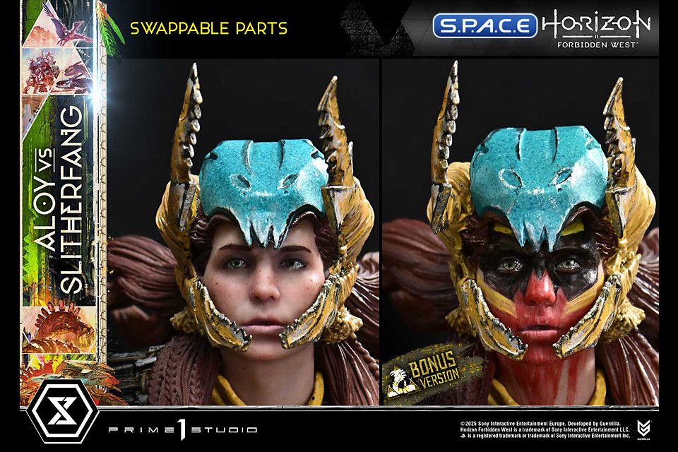 Aloy vs. The Slitherfang Ultimate Diorama Masterline Statue (Horizon Forbidden West)