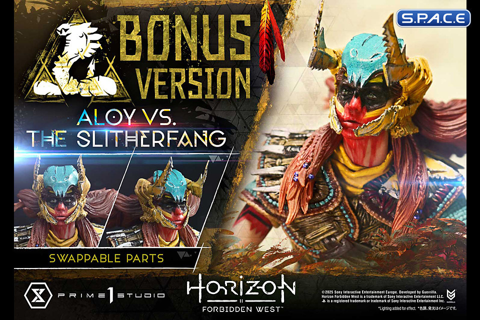 Aloy vs. The Slitherfang Ultimate Diorama Masterline Statue (Horizon Forbidden West)