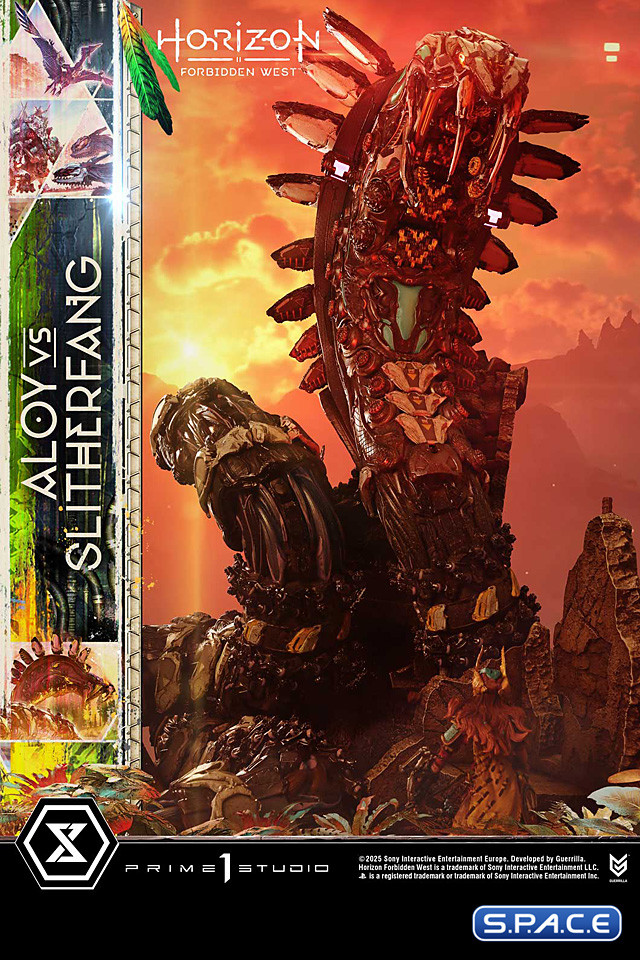 Aloy vs. The Slitherfang Ultimate Diorama Masterline Statue (Horizon Forbidden West)