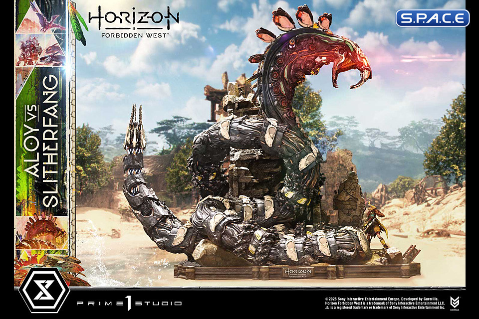 Aloy vs. The Slitherfang Ultimate Diorama Masterline Statue (Horizon Forbidden West)