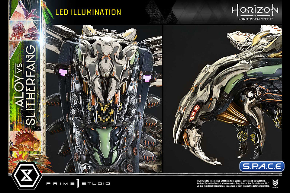 Aloy vs. The Slitherfang Ultimate Diorama Masterline Statue (Horizon Forbidden West)