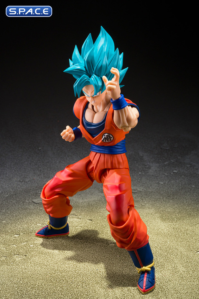 S.H.Figuarts Super Saiyan God Super Saiyan Son Goku Blue Power Transcending Limits (Dragon Ball Super)