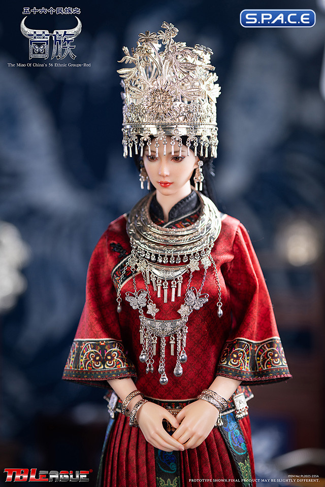 1/6 Scale The Miao of Chinas 56 Ethnic Groups - red Version